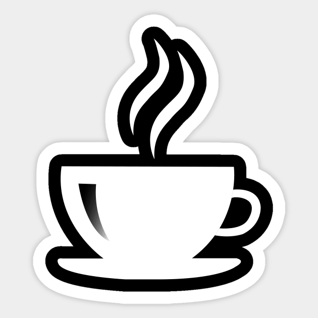 Coffee Addict Sticker by ChrisWilson